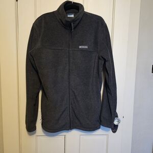 Columbia Charcoal Full-Zip Fleece Jacket